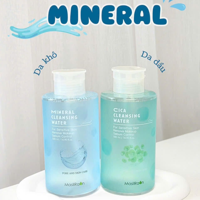 Nước Tẩy Trang Masilraon Cica Cleansing Water 500ml
