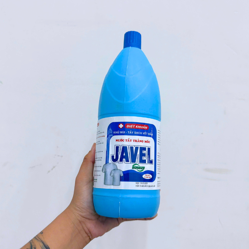 Khám phá Nước Tẩy Trắng Quần Áo Javel Zyland - Nước Tẩy Quần Áo 1kg thuộc nhóm Nước giặt, bột giặt, nước xả