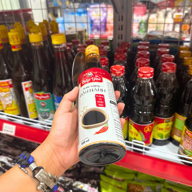 Nước Tương Đậu Nành S2 Bếp Yêu Tặng Muỗng 500ml