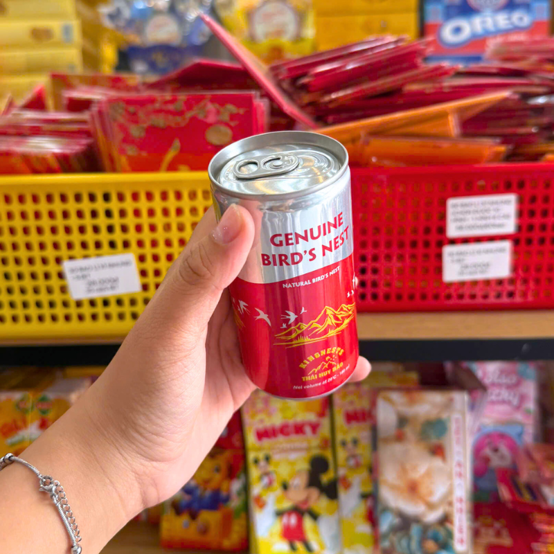 Nước Yến Sào Thái Huy Bảo Kingnests Tổ Yến Thiên Nhiên 180ml x 5 Lon