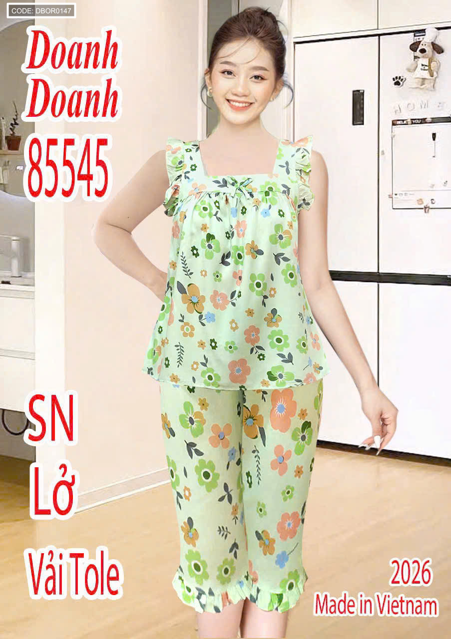 Phiên bản nền xanh nhạt in hoa trẻ trung