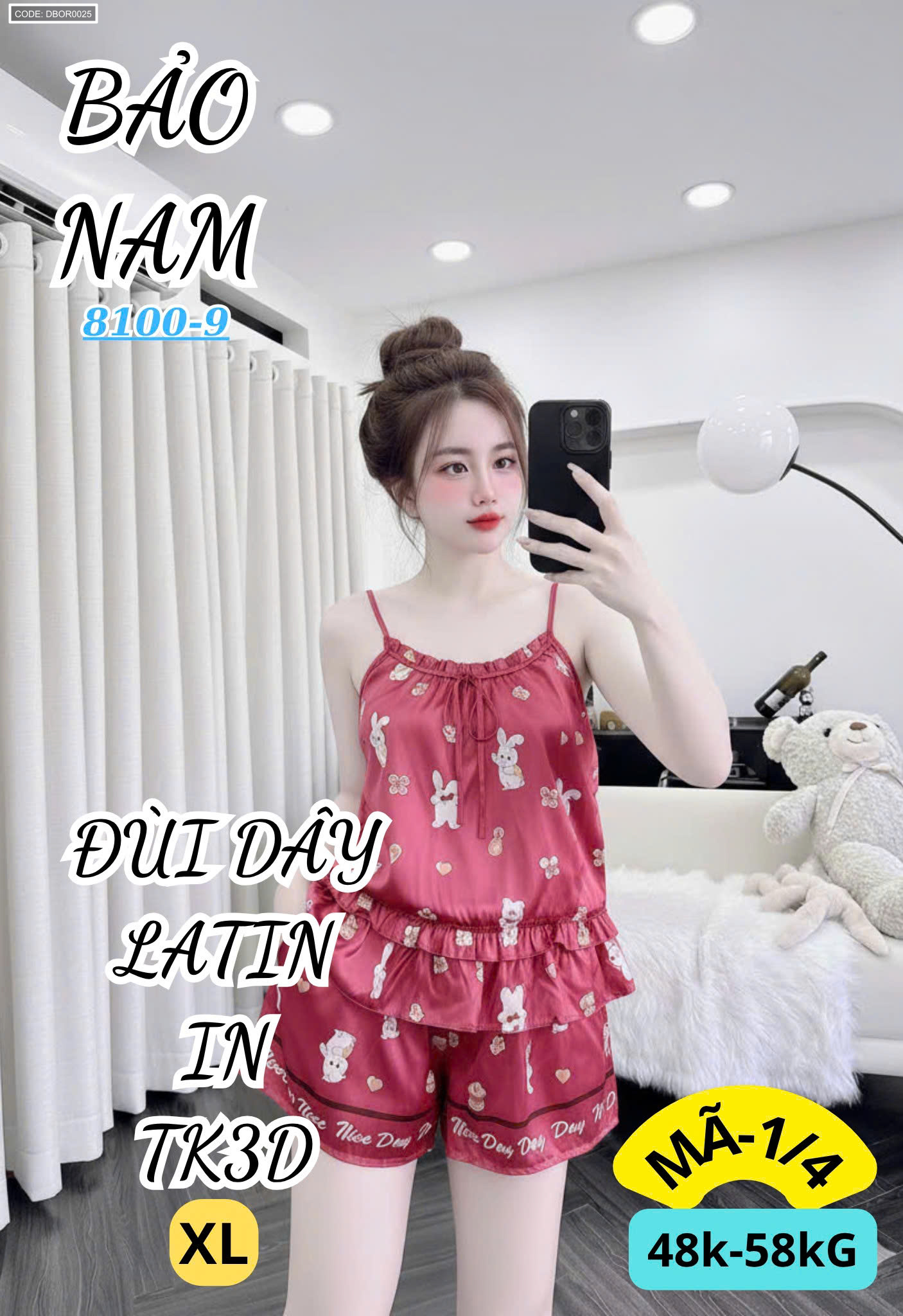 Đồ Bộ Nữ BN 8100-8105 Chất Latin