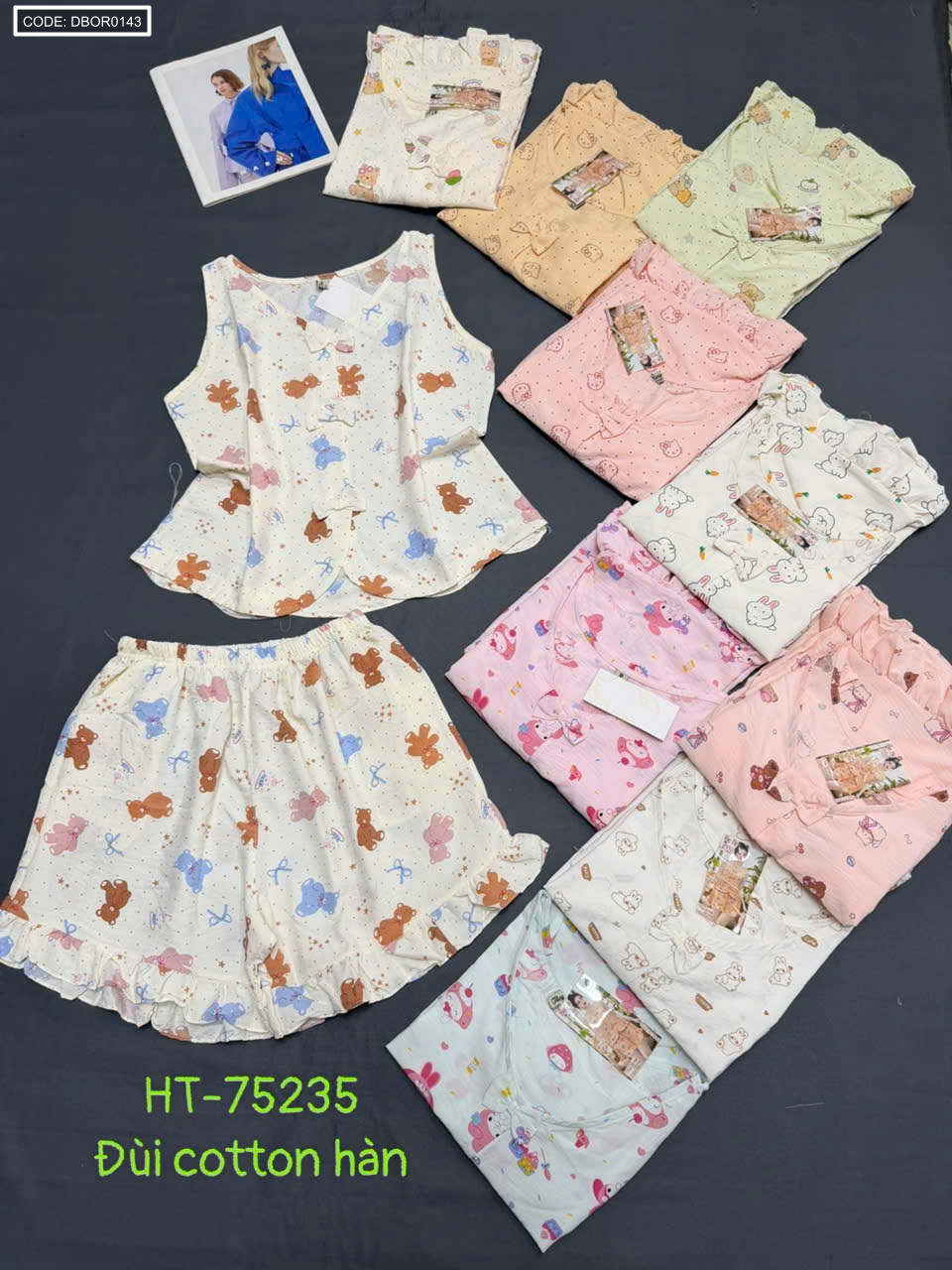 Nhiều lựa chọn màu và họa tiết trong cùng mã HT-75235