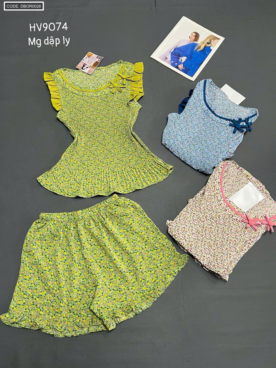 Một số phối màu hoa nhí tông sáng của mẫu