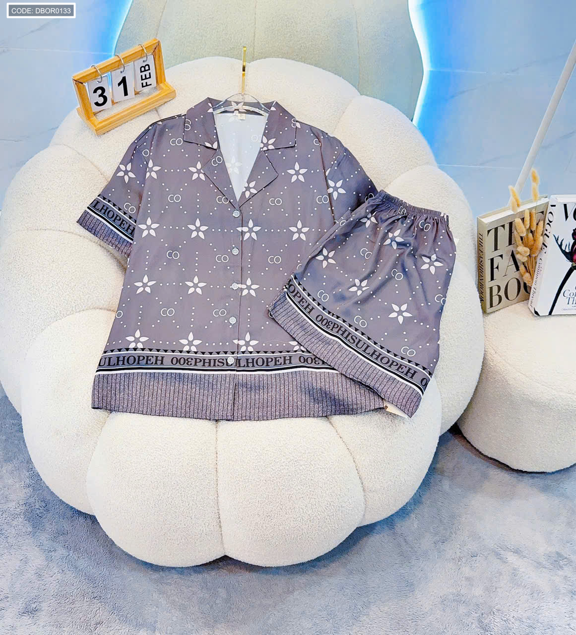 Đồ bộ nữ pijama tay ngắn quần đùi big size 70-80kg mặc đến 80kg