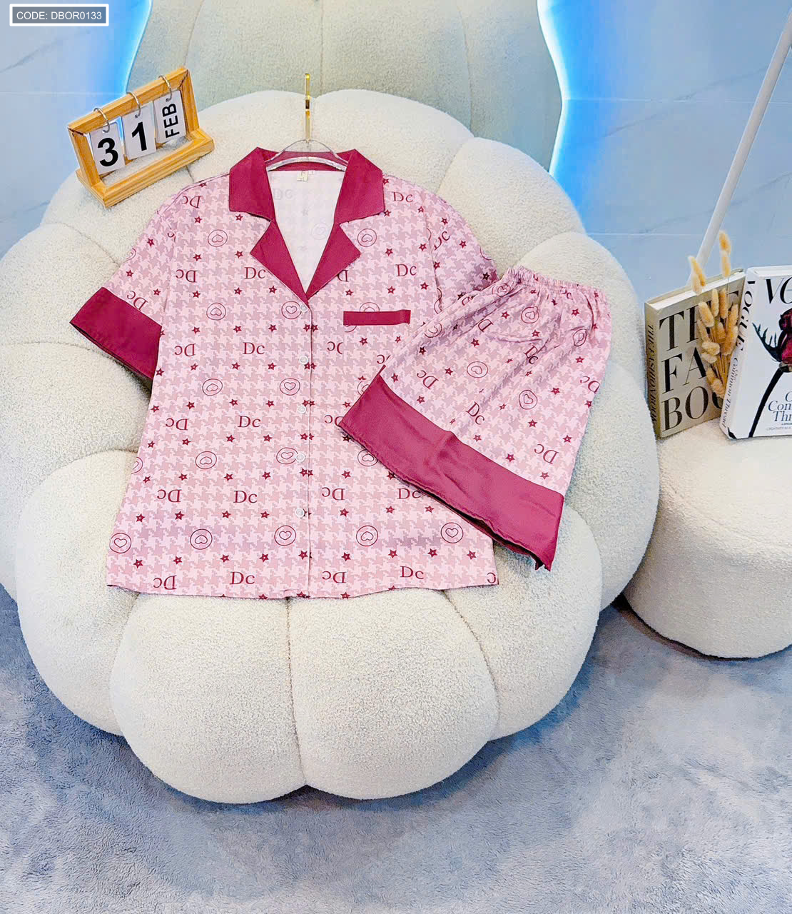 Đồ bộ nữ pijama tay ngắn quần đùi big size 70-80kg mặc đến 80kg