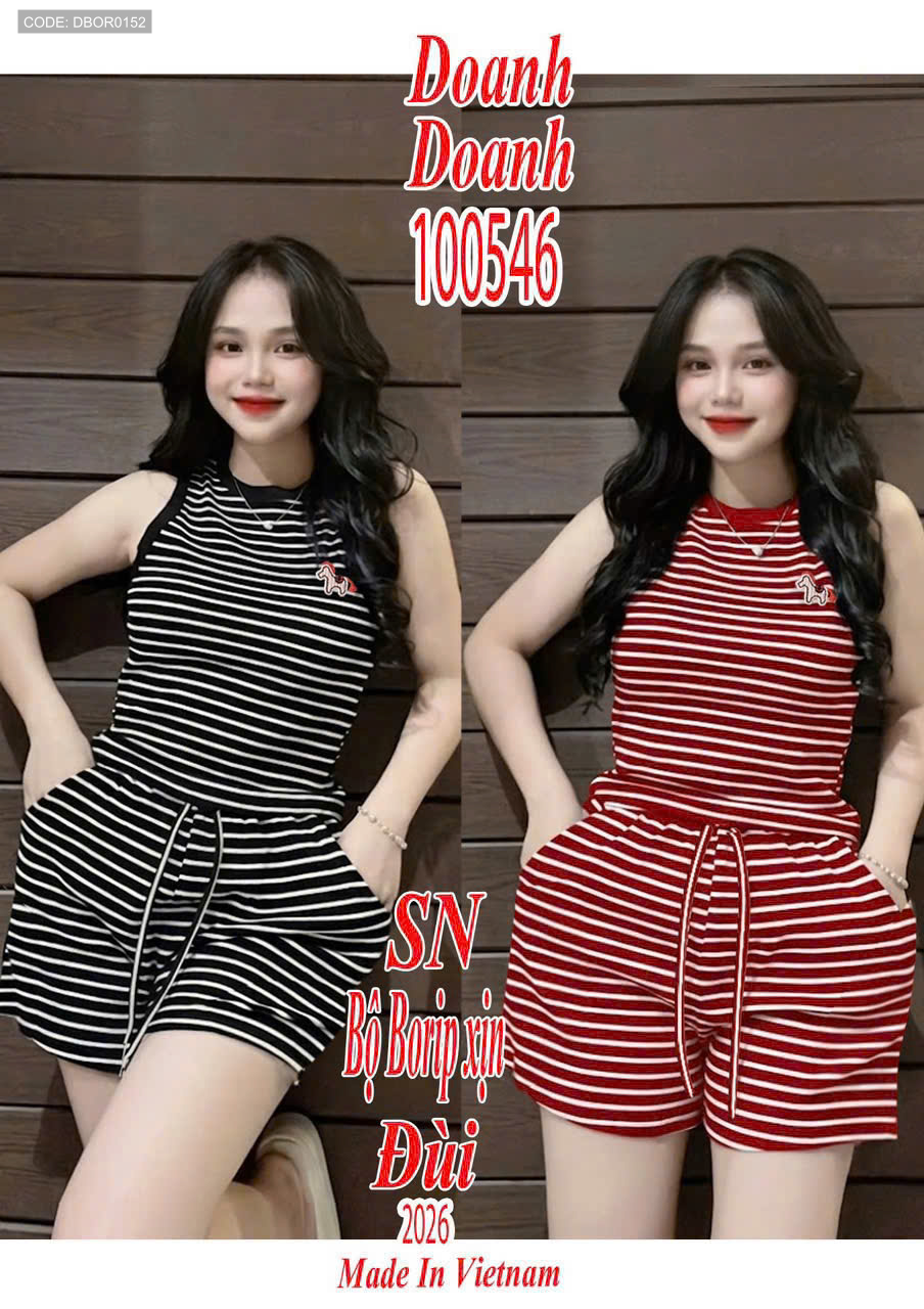 Đồ bộ nữ sát nách quần đùi DD-00546 freesize 43-58kg