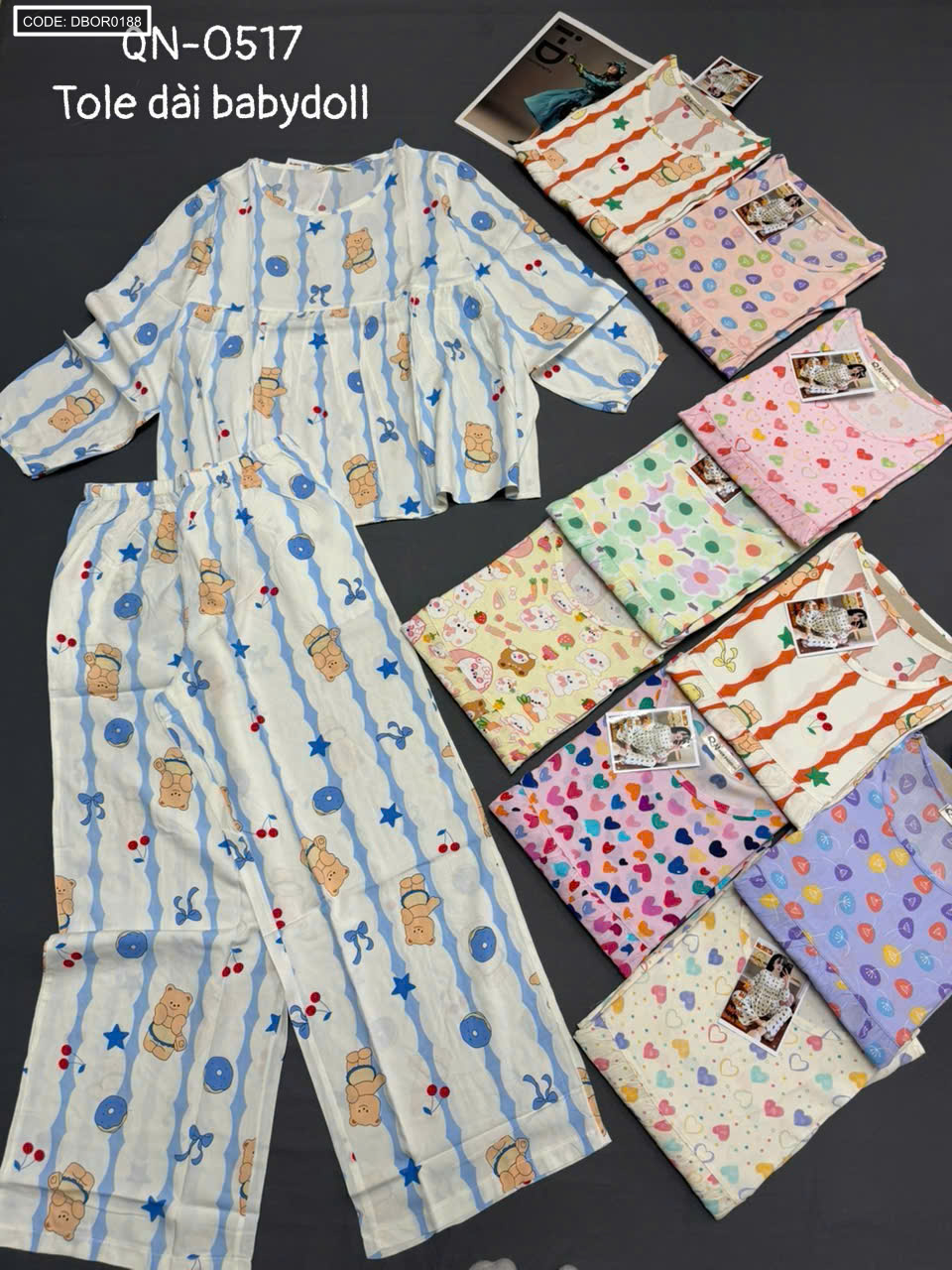 Tổng quan nhiều lựa chọn họa tiết cùng mã dáng baby doll