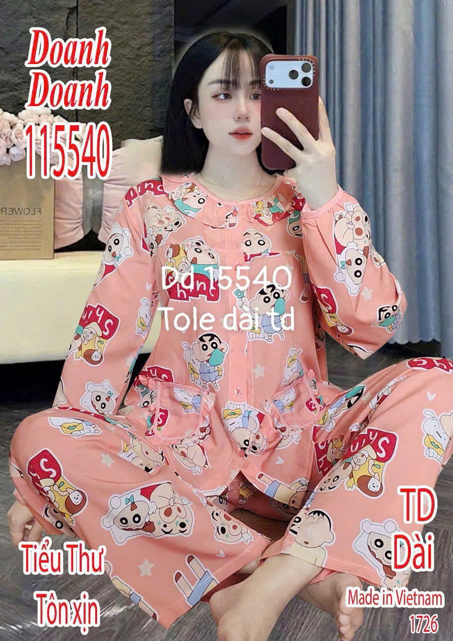 Gợi ý phối màu/họa tiết trên mẫu đồ bộ dài tay – dài quần