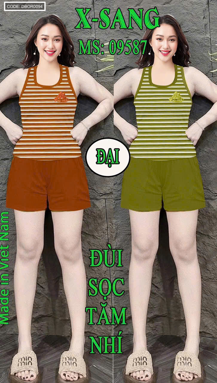 Hình mặc thực tế với dòng chữ Made in Viet Nam