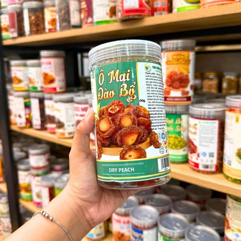 Mặt trước hũ sản phẩm với tên gọi và quy cách 500g
