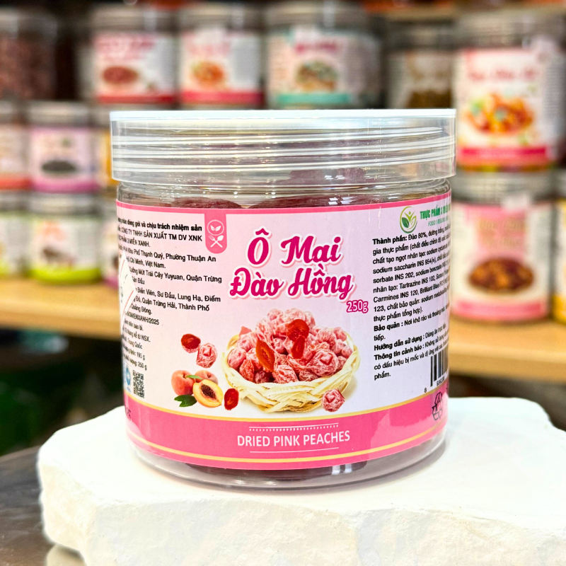 Mặt trước bao bì với tên sản phẩm và khối lượng 250g