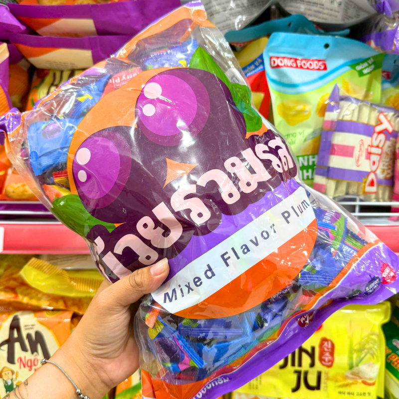 Ô Mai Hỗn Hợp Vị Weber Colorful Plum Bịch 1kg