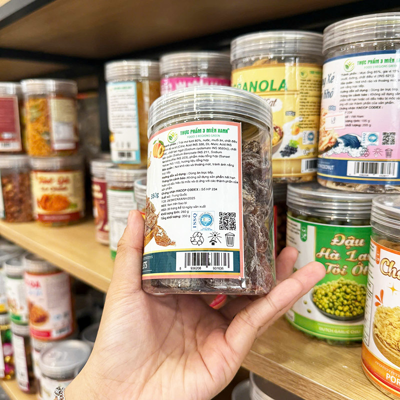 Nhãn sau có hướng dẫn dùng và bảo quản