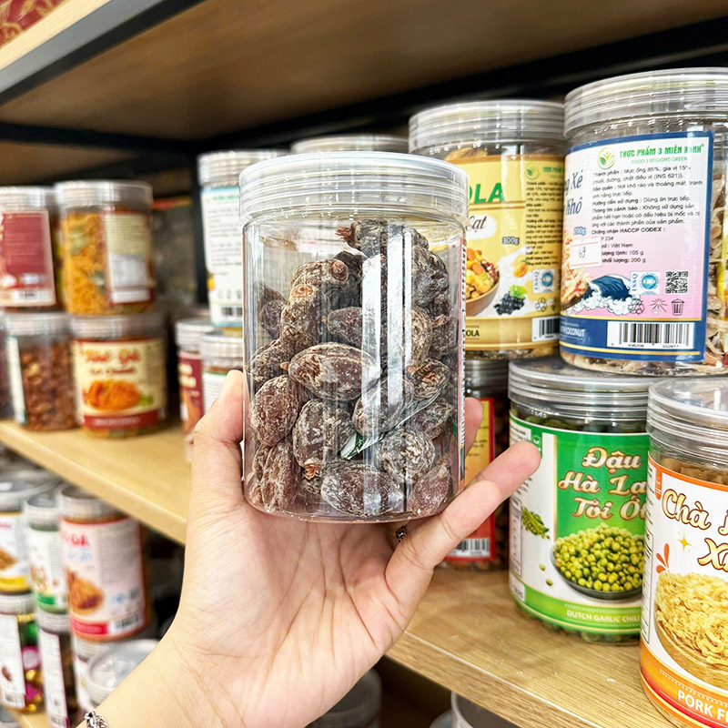Hũ trong suốt giúp quan sát sản phẩm bên trong