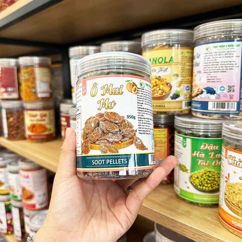 Mặt trước hũ với tên sản phẩm và quy cách 350g