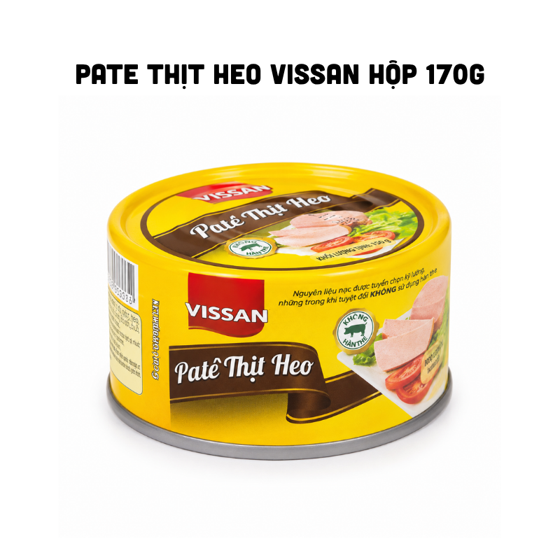 Pate Thịt Heo Vissan 170g