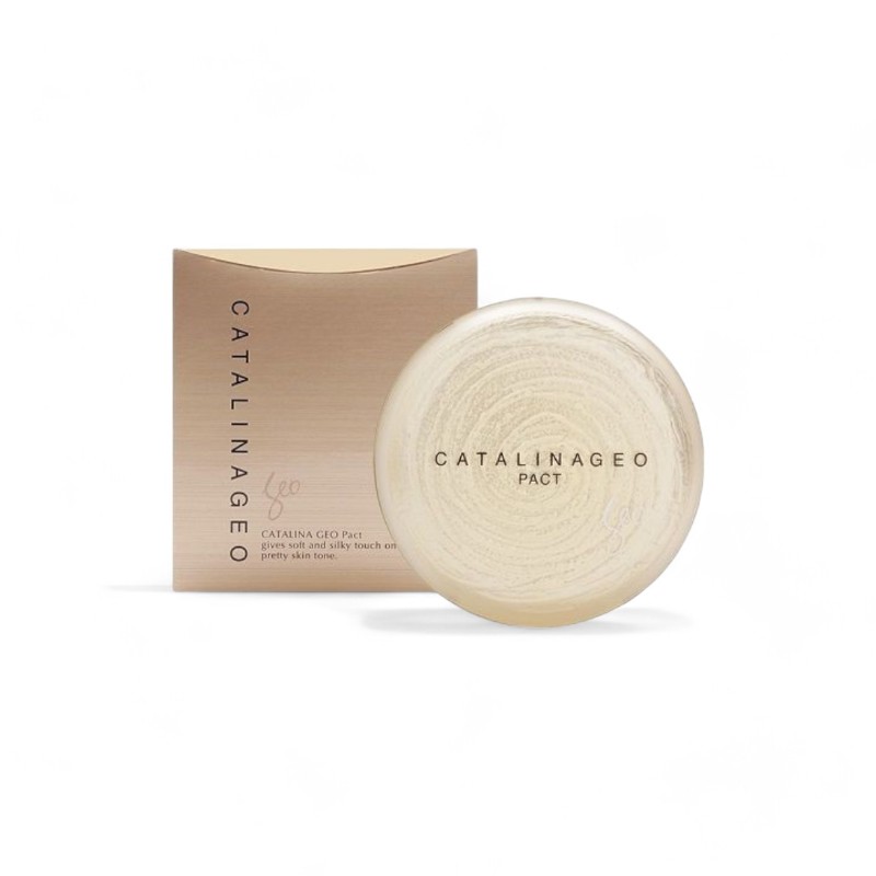 Phấn Phủ Catalina Geo Pact Hàn Quốc 22g (Tone 1) phù hợp để tham khảo khi chọn Trang điểm, dụng cụ trang điểm
