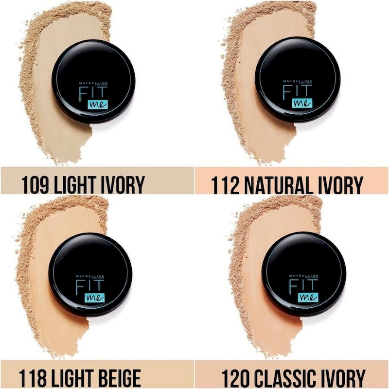 Một số tông màu phổ biến trong dòng Fit Me Compact Powder