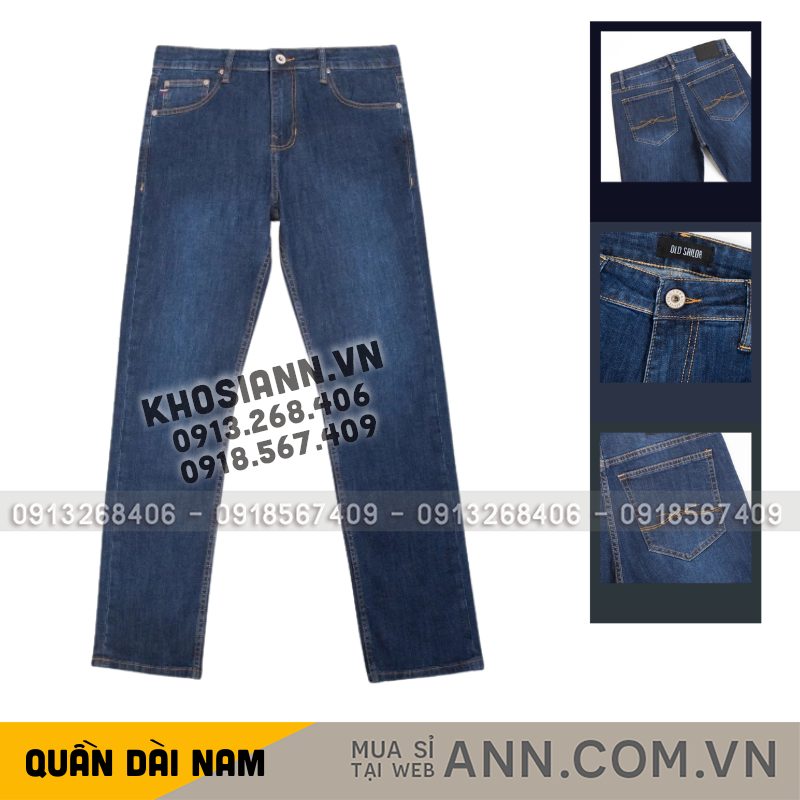 Quần Jean Dài Nam Form Slim-fit 7116