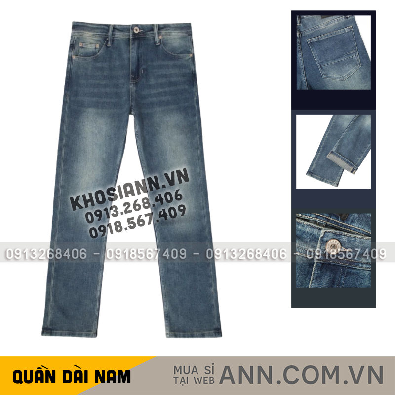 Toàn bộ dáng quần jean xanh wash