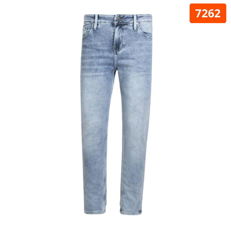 Quần jean dài nam slim fit Old Sailor 7262 màu xanh wash nhạt