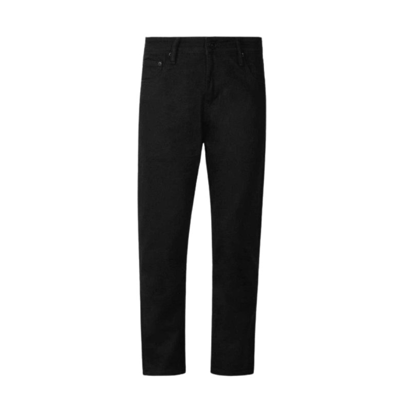 Quần jean dài nam form slim-fit deep black 7356