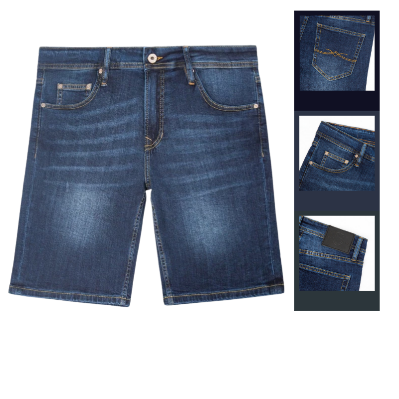 Quần Jean Short Nam Form Slim-fit Old Sailor - 7014 phù hợp để tham khảo khi chọn quần jean nam
