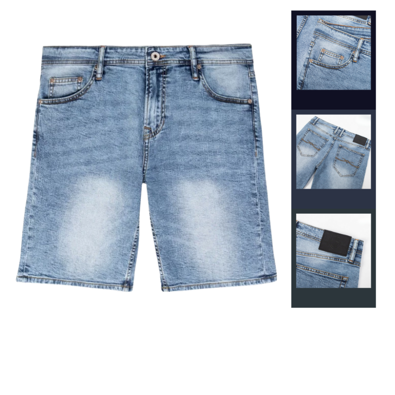 Hình ảnh Quần Jean Short Nam Form Slim-fit Old Sailor - 7016 trong bộ sưu tập quần jean nam