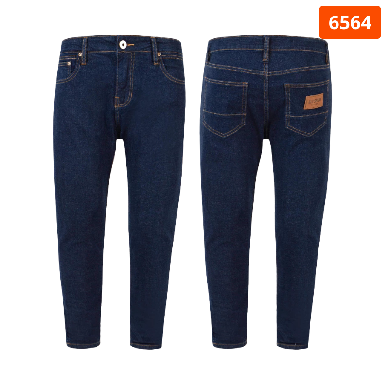 Quần Jeans Dài Nam Osl Aeroflex Deep-Black 95cm - 6564