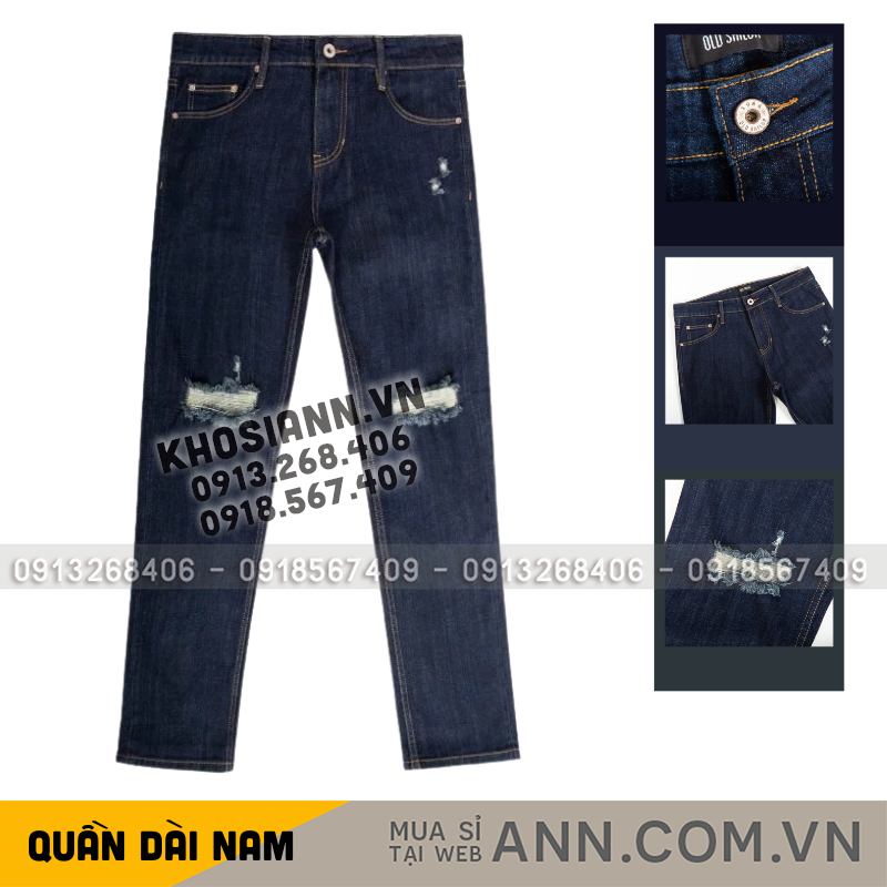 Tổng thể dáng quần dài slimfit màu đậm