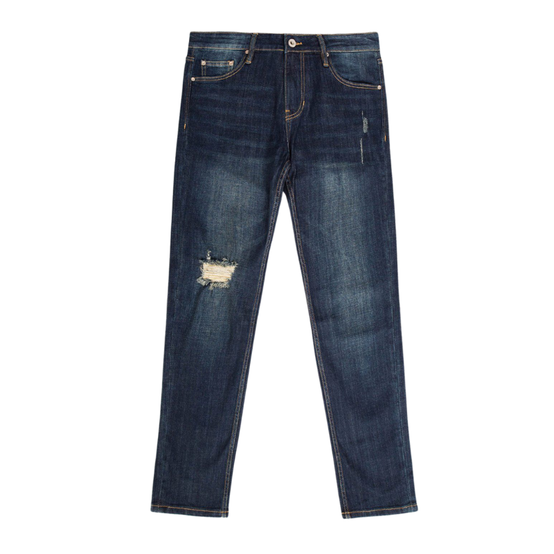 Quần Jeans Dài Nam Osl Aeroflex Deep-Black 95cm Slimfit - 6874