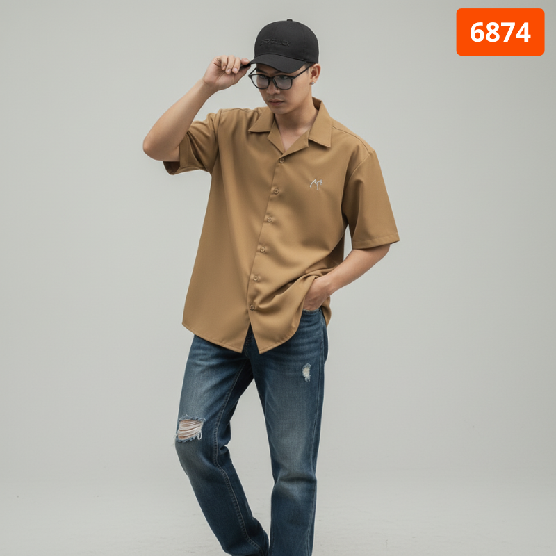 Quần Jeans Dài Nam Osl Aeroflex Deep-Black 95cm Slimfit - 6874