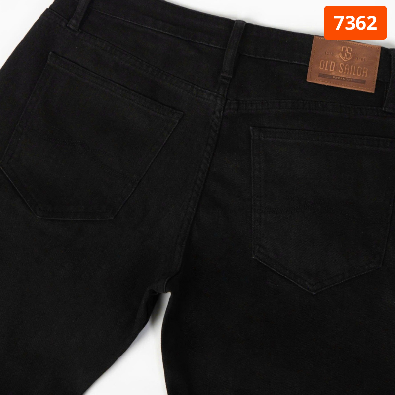 Quần jeans dài nam Osl Aeroflex Deep-Black 95cm 7362