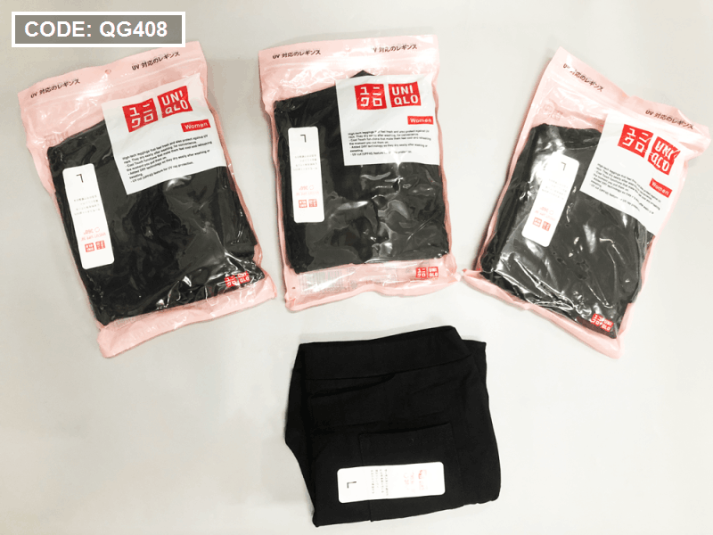 Quần legging nữ màu đen 2 túi sau