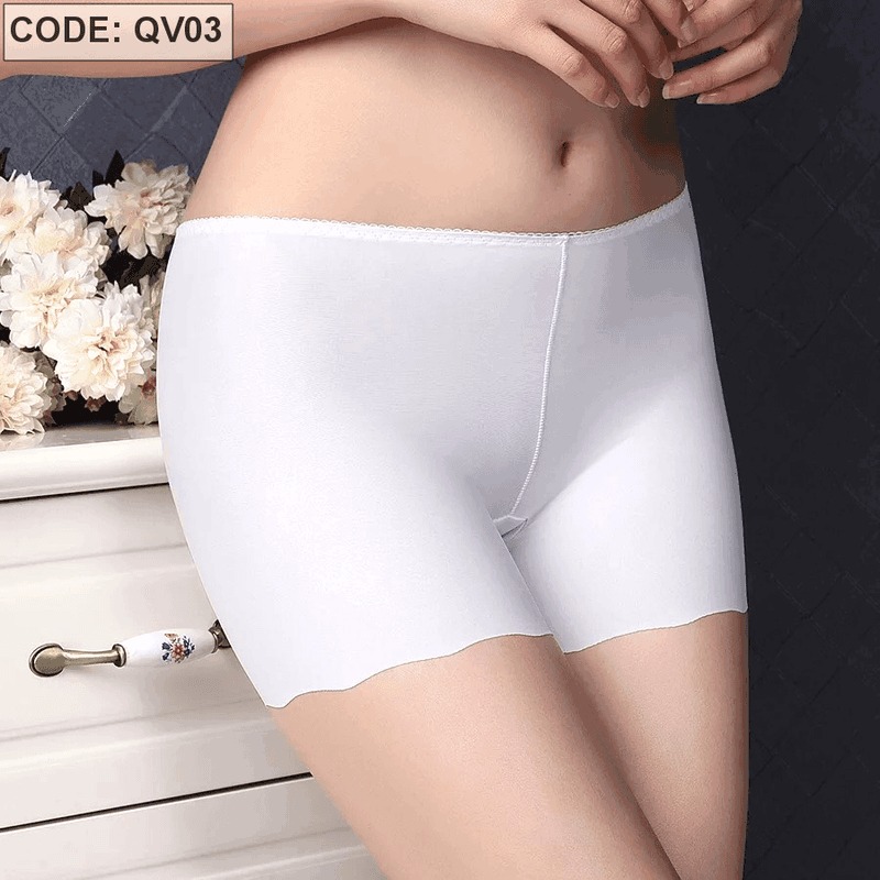 Phom quần dáng đùi ôm gọn khi mặc thực tế
