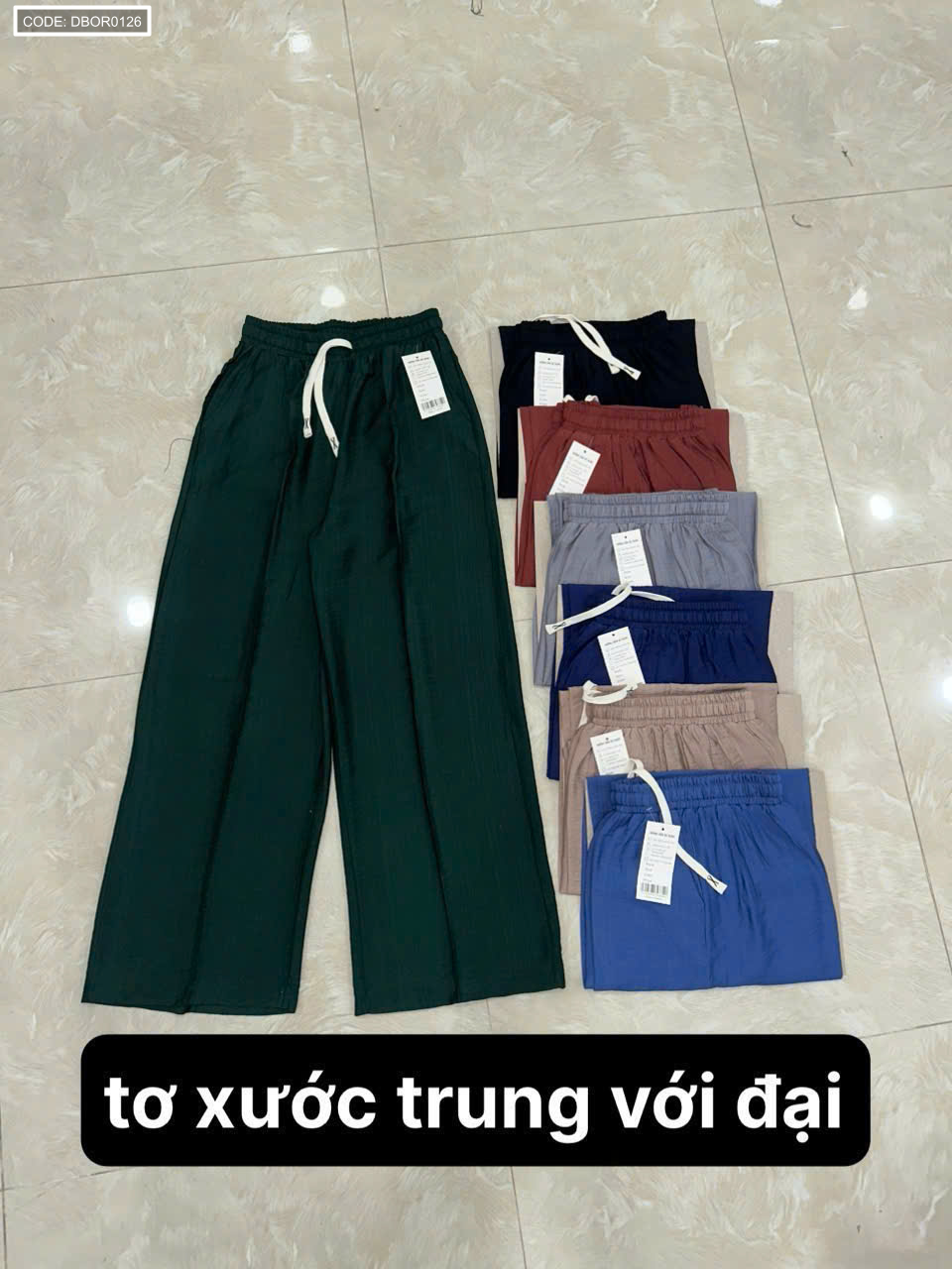 Các màu quần và kiểu dáng tổng thể
