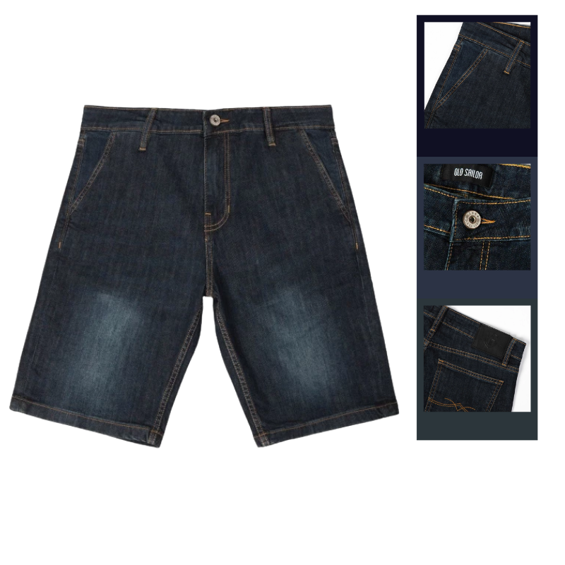 Quần Short Denim Nam Diagonal Old Sailor - 7176 phù hợp để tham khảo khi chọn quần jean nam