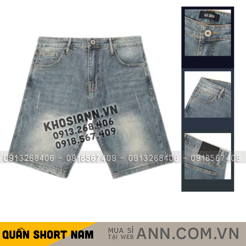 Tổng thể mặt trước với màu xanh wash sáng trẻ trung