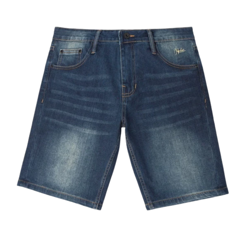 Quần short jeans nam denim slimfit 7186