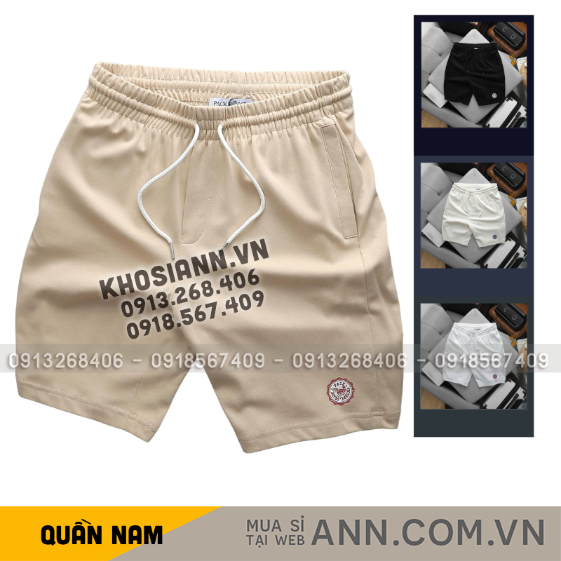 Tổng thể dáng quần với cạp thun và dây rút