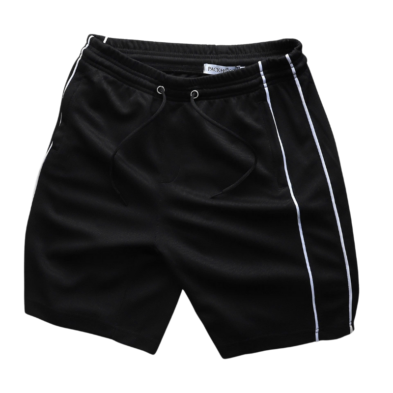 Quần short nam vải music phối sọc 2 bên size M-2XL