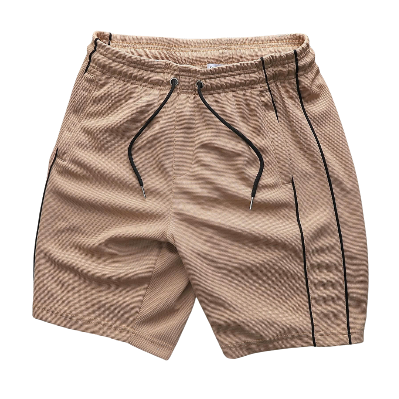 Quần short nam vải music phối sọc 2 bên size M-2XL