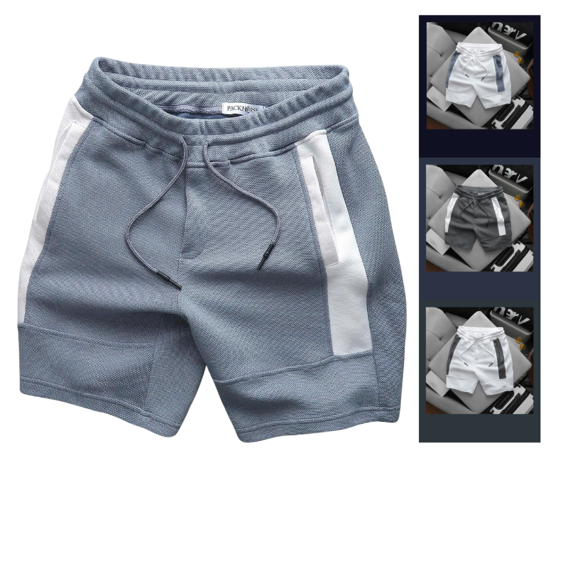 Quần Short Nam - Quần Đùi Nam - Quần Nam Chất Liệu Vải Cá Sấu Karo Phối 2 Màu Trẻ Trung Năng Động (Size Từ M - XXL) – một lựa chọn đáng tham khảo trong quần đùi nam