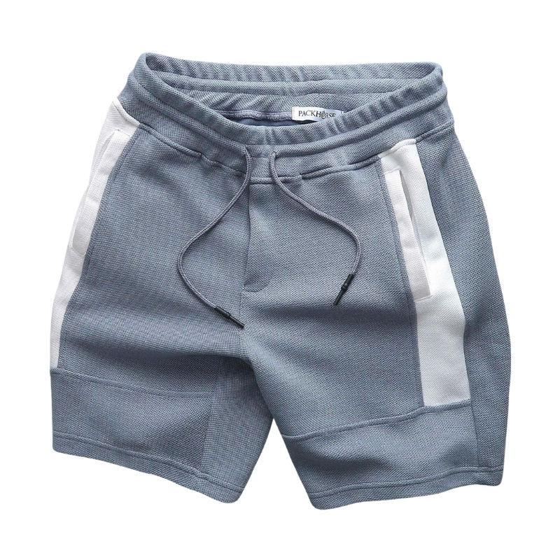 Quần Short Nam Vải Cá Sấu Karo Phối 2 Màu Trẻ Trung Năng Động Size M - XXL