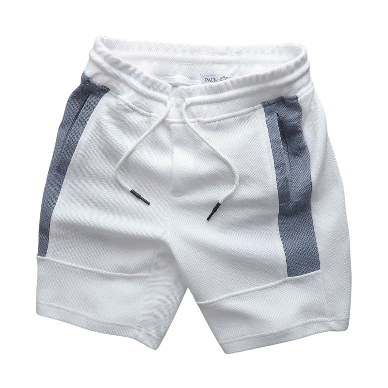 Quần Short Nam Vải Cá Sấu Karo Phối 2 Màu Trẻ Trung Năng Động Size M - XXL
