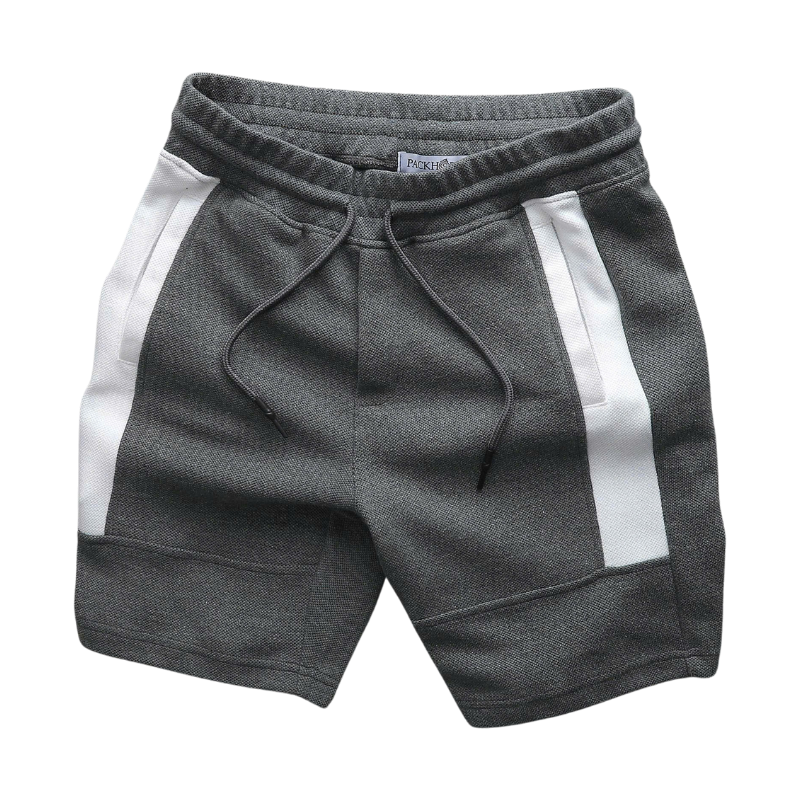 Quần Short Nam Vải Cá Sấu Karo Phối 2 Màu Trẻ Trung Năng Động Size M - XXL
