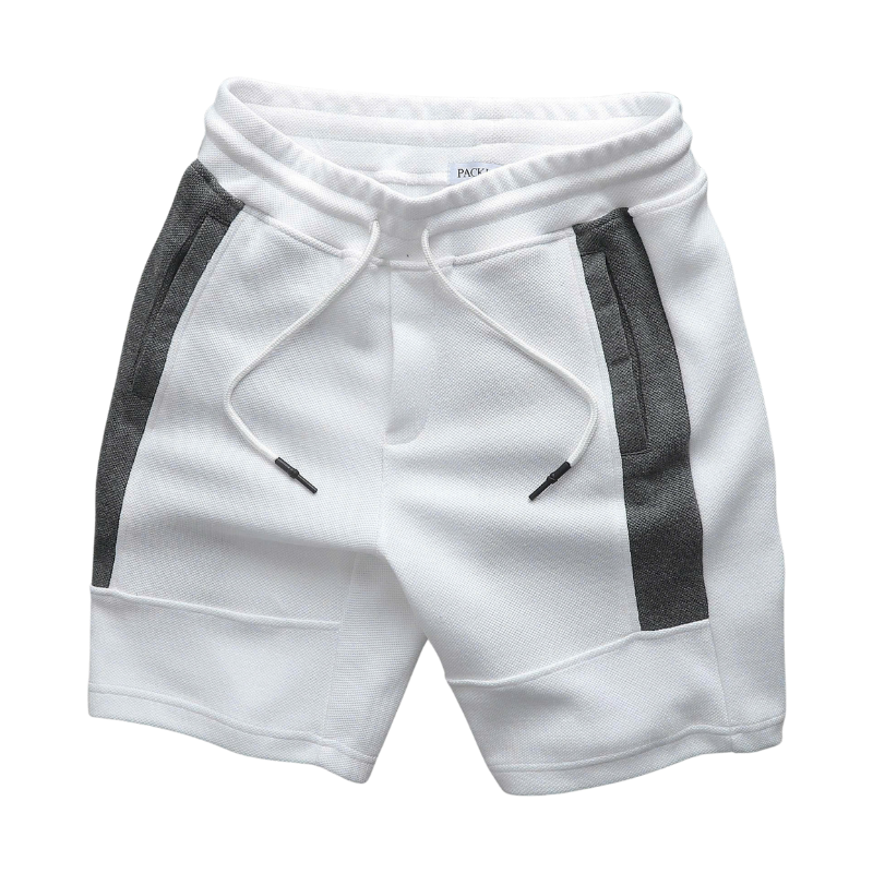 Quần Short Nam Vải Cá Sấu Karo Phối 2 Màu Trẻ Trung Năng Động Size M - XXL
