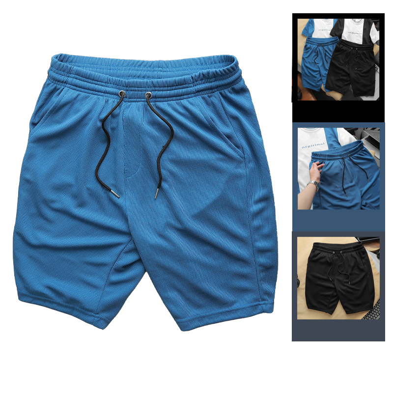 Quần Short Thể Thao Nam Trơn Chất Mussic Tổ Ong