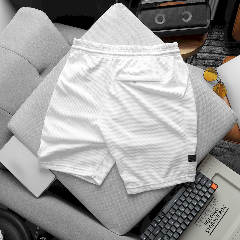 Quần Short Thun Nam Viền Sọc In Chữ Orgirinal